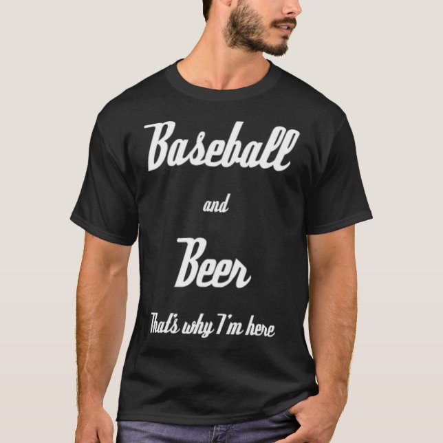 Baseball Baseball Baseball Baseball Baseball Baseb T Shirt (Framsida)