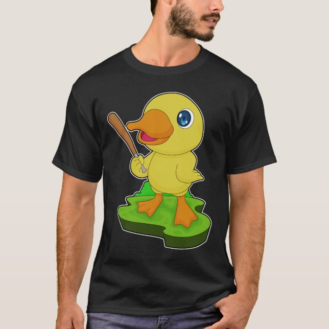 Baseball Baseball fladdermus Sports anka T Shirt (Framsida)