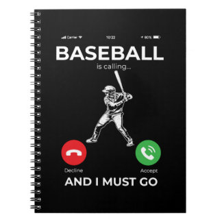 Baseball Baseball Player Pitcher Catcher Baseman Anteckningsbok