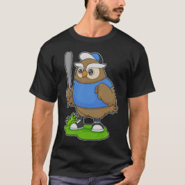 Baseball Baseball uggla fladdermus T Shirt
