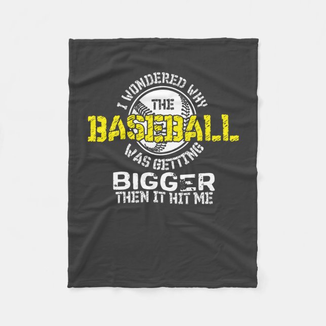 Baseball - Baskeball Bigger Fleecefilt (Framsidan)