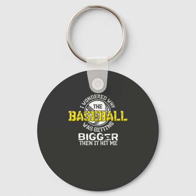 Baseball - Baskeball Bigger Nyckelring (Framsida)
