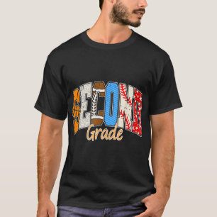 Baseball Basketball Football Back to school 2 T Shirt