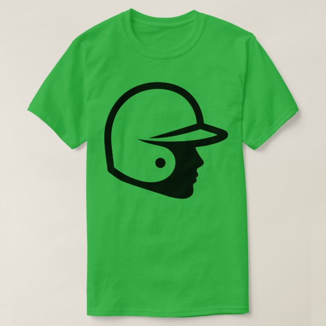 Baseball Bating Helmet T Shirt (Design framsida)