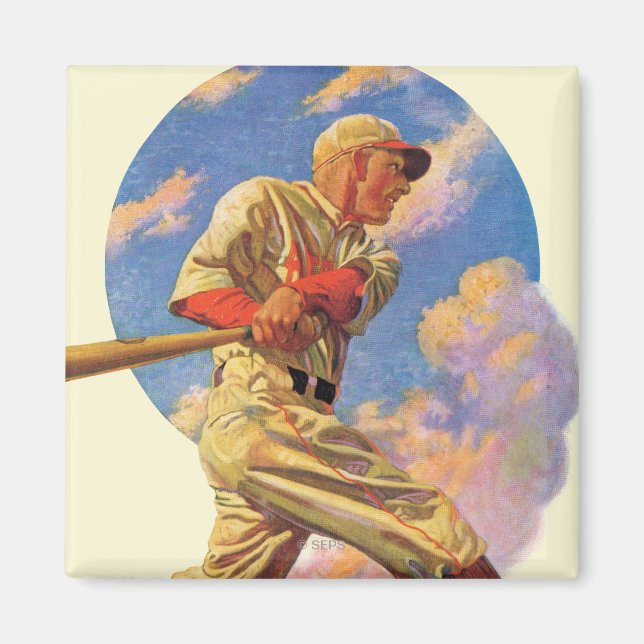 Baseball Batter Magnet (Framsidan)