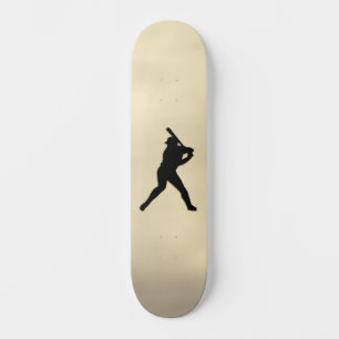 Baseball Batter upp Old School Skateboard Bräda 21,6 Cm