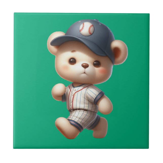 Baseball Bears 1 Kakelplatta (Framsidan)
