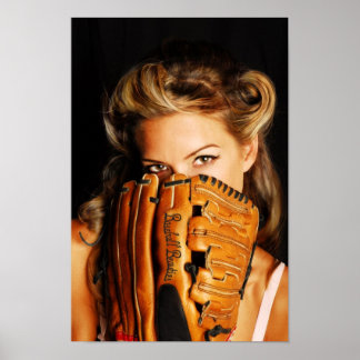 Baseball Beauty Poster