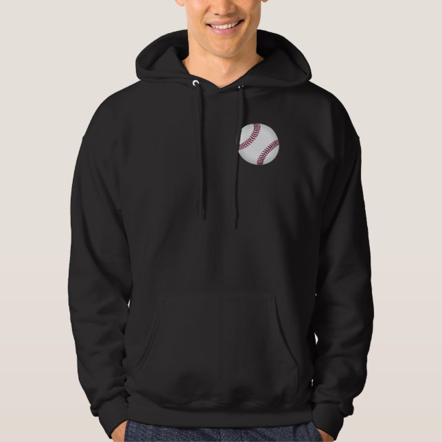 Baseball beklär & drar tillbaka sweatshirt (Framsida)