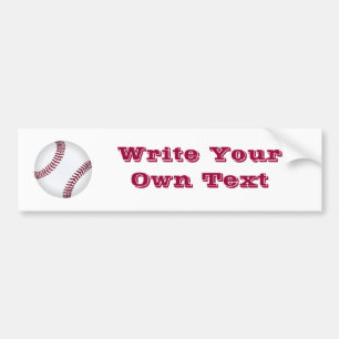 Baseball Bildekal