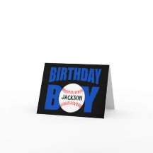 Baseball Birthday Boy Anpassningsbar Baseball Play