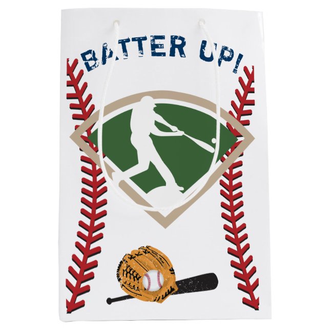 Baseball Birthday Gift Bag (Framsidan)