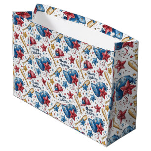 Baseball Birthday Gift Bag Sports Boy