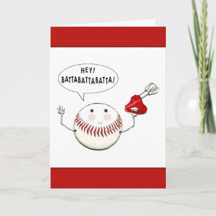 Baseball Birthday Kort