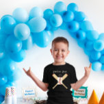 baseball Birthday Namn T Shirt<br><div class="desc">lycklig och underbar 5-årsdag för den smartaste killen med den här roliga basebollskjortan. All text är anpassade.</div>