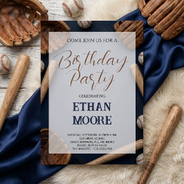 Baseball Birthday Party for Adults Inbjudningar