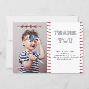 Baseball Birthday Photo Tack Kort