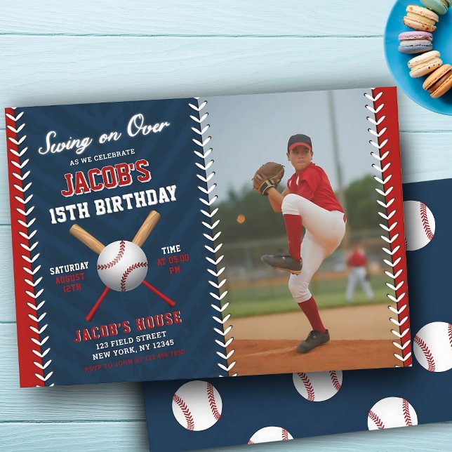 Baseball Birthday | Sjung över Party Inbjudningar (Skapare uppladdad)