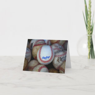 Baseball Blank Notecard Kort