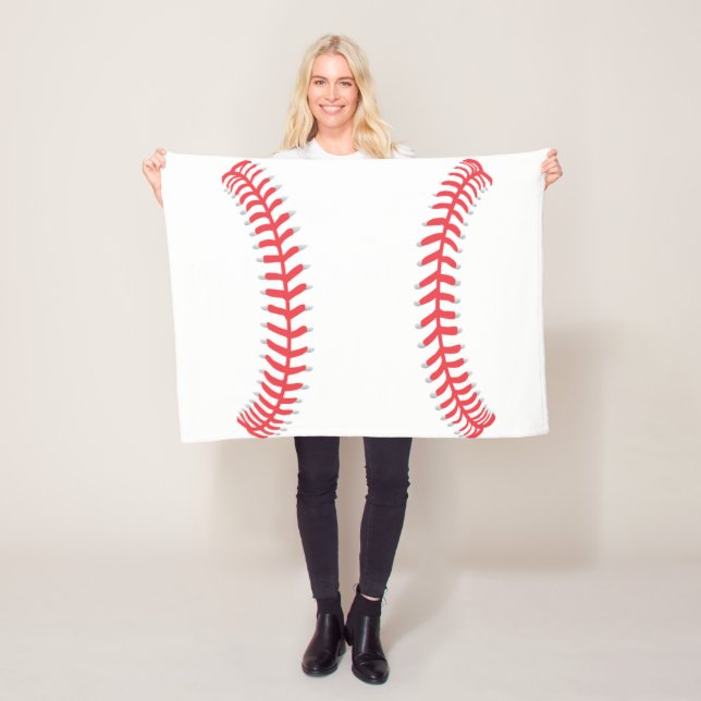 Baseball Blanket Fleecefilt (På plats)