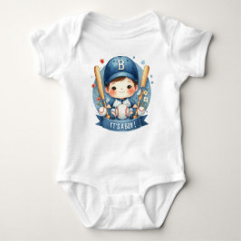Baseball Bliss Pojke annonsprogram babyskor T Shirt