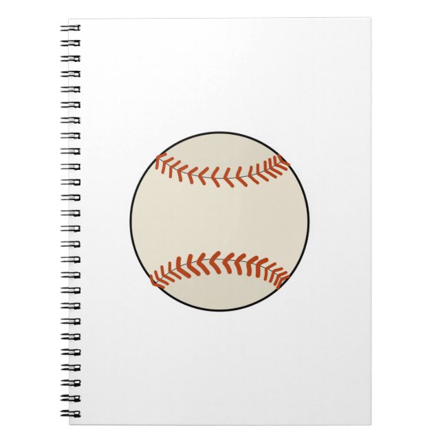 Baseball Boll Anteckningsbok (Framsidan)