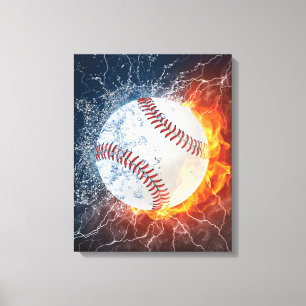 Baseball boll canvastryck
