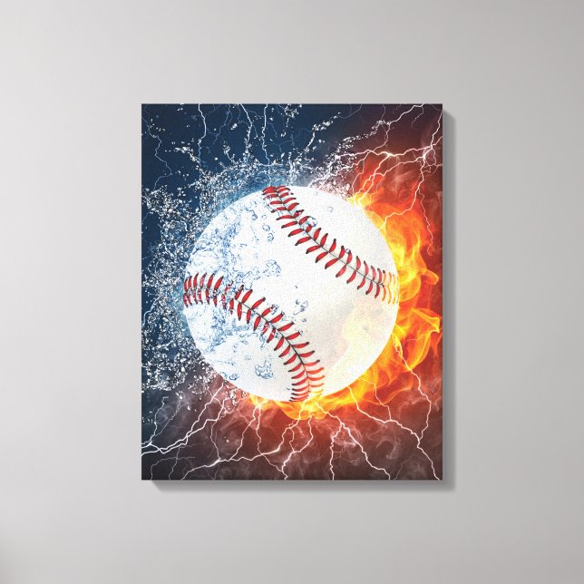 Baseball boll canvastryck (Framsida)