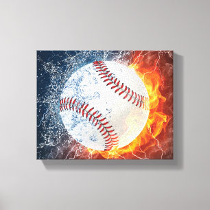 Baseball boll canvastryck