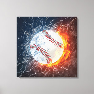 Baseball boll canvastryck