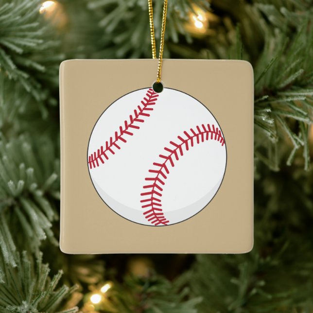 Baseball Boll Julgransprydnad Keramik (Träd)