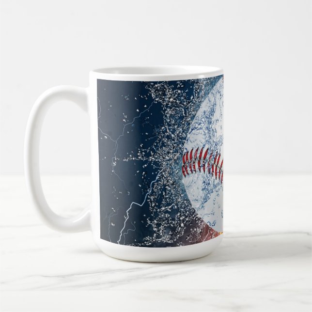 Baseball boll kaffemugg (Vänster)