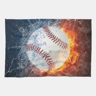 Baseball boll kökshandduk