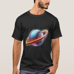Baseball Boll lörn Planet, Fantastisk idrottsdesig T Shirt