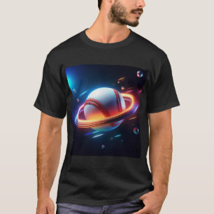 Baseball Boll lörn Planet, Fantastisk idrottsdesig T Shirt