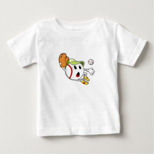 Baseball boll med baskiska handskar och karta t shirt