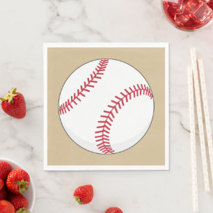 Baseball Boll Pappersservett