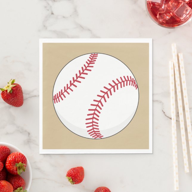 Baseball Boll Pappersservett (Insitu)