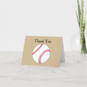 Baseball Boll personalize Tack Kort