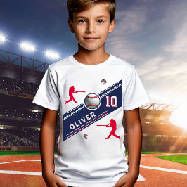 Baseball Boll Player ThLED Födelsedagsfest T Shirt