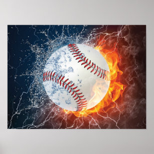 Baseball boll poster