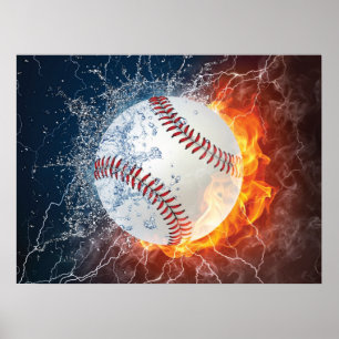 Baseball boll poster