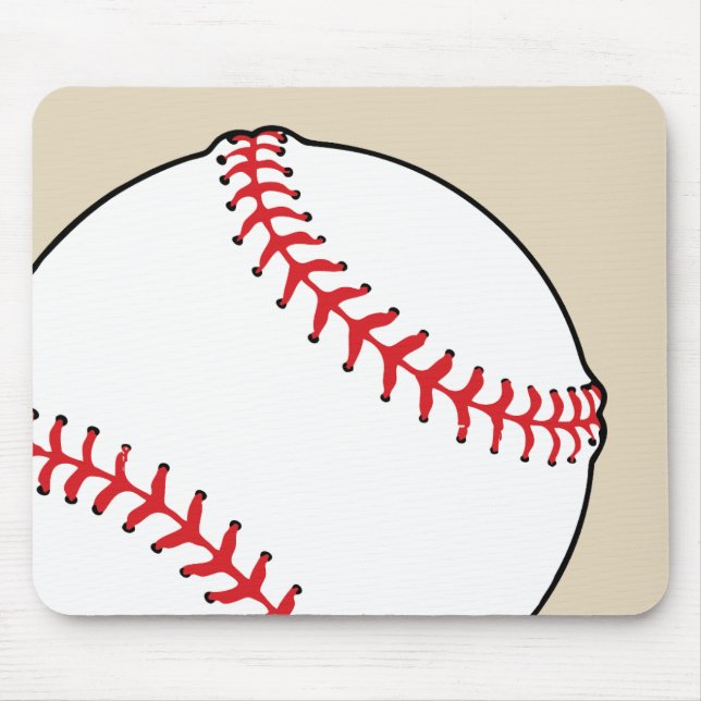 Baseball Boll stänger upp safterna Musmatta (Framsidan)