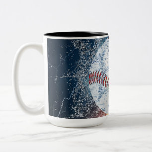 Baseball boll Två-Tonad mugg