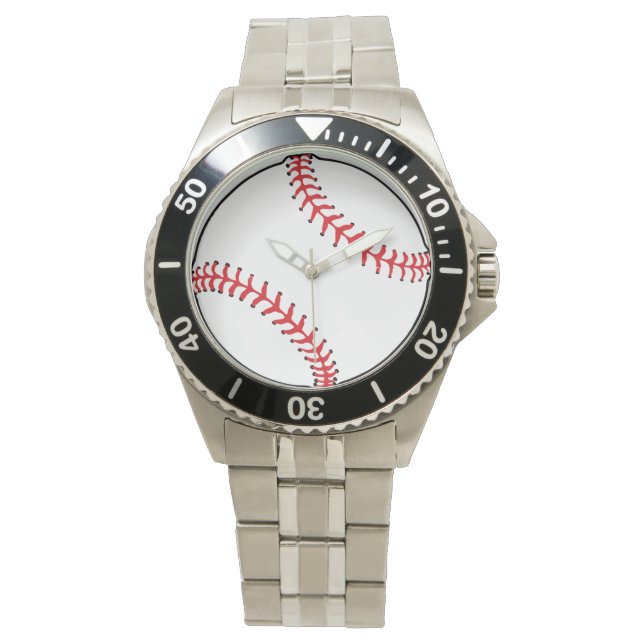 Baseball Boll Watch Armbandsur (Framsida)