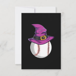 Baseball Boll Witch Hat - Funny Halloween Costume OSA Kort