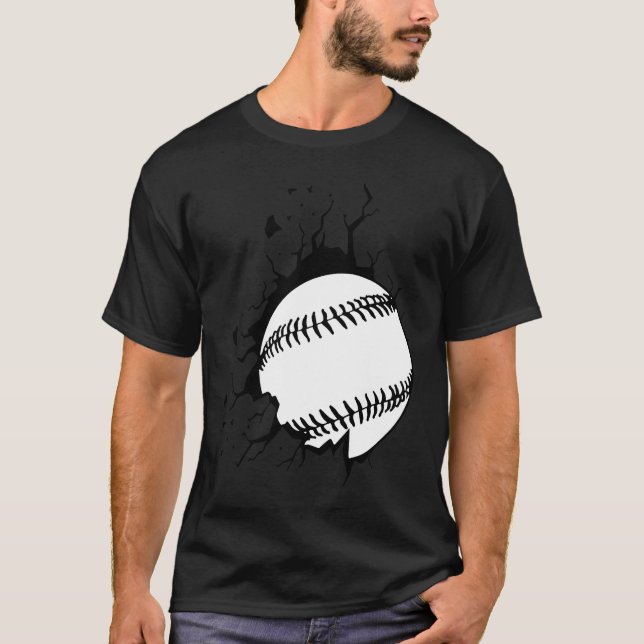Baseball breakthrough for baseball players t shirt (Framsida)