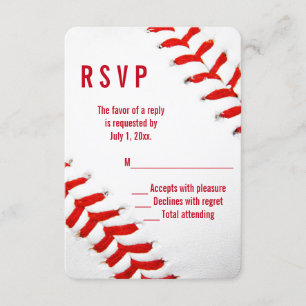 Baseball Bröllop OSA Kort