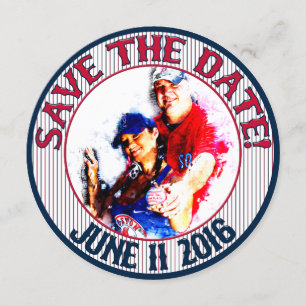 Baseball Bröllop Spara-the-Date-HOWARD,Option 3 Spara Datumet