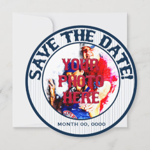 Baseball Bröllop Spara-The-Date-Template 02 Spara Datumet